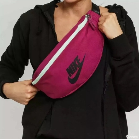 Nike Burgundy Belt Bag - Picture 1 of 16